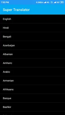 Super Translator android App screenshot 0